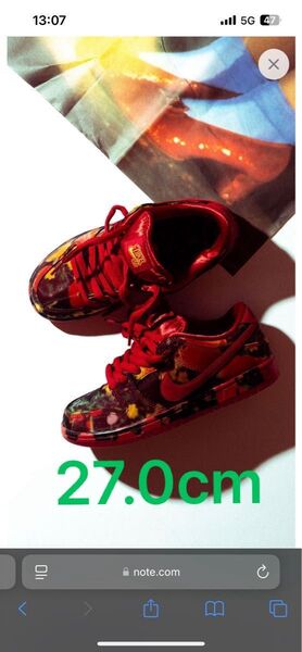 新品未使用 27cm NIKE ナイキdunk SB オズの魔法使い