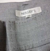 ノーリーズ NOLLEYS ビジネス パンツ グレー色 サイズ38 日本製 　_画像4