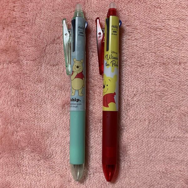 くまのプーさん 3色フリクションボールペン×2種