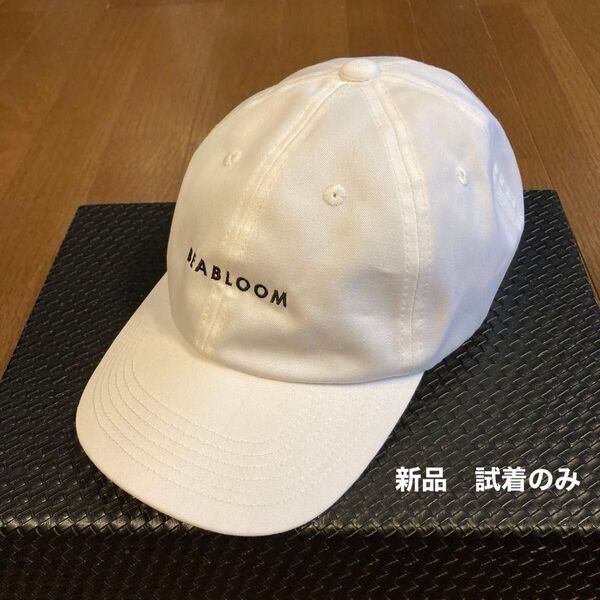 ●新品 試着のみ●beanloom cap●キャップ■ホワイト■フリーサイズ■ユニセックス