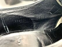 【即決】Paul Stuart ポールスチュアート 25cm レザー ビジネスシューズ メンズ ブラック 黒 モンクストラップ ドレス 革靴 本革 本皮_画像6