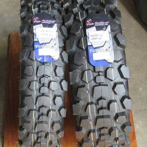 新品送料込スクーターブロックタイヤセット 115/80-13 140/70-13 VRM-162 Vee Rubber ビーラバー