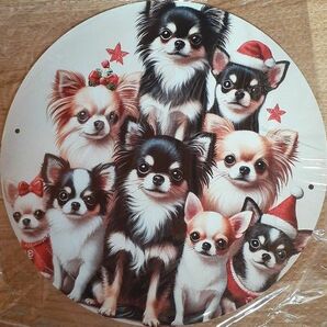 壁飾り チワワ