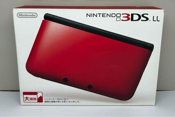 美品 ニンテンドー3DS LL レッドブラック