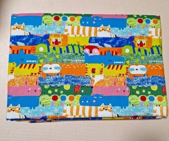 1m オックス生地 アニマル柄 海の生き物 ハンドメイド