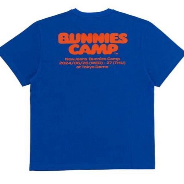 【新品未開封】BUNNIES CAMP 2024 TOKYO DOME ティーシャツ BLUE Tシャツ Lサイズ Tシャツ 半袖