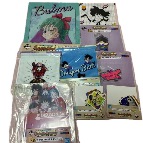 一番くじ ドラゴンボール Fantastic Adventure アクリルスタンド含めて9点 まとめ売り