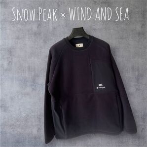 2024AW新作ウィンダンシー×スノーピーク フリースネイビーsize L