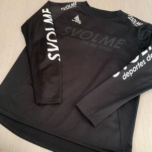SVOLME ブラック 長袖スポーツウェア