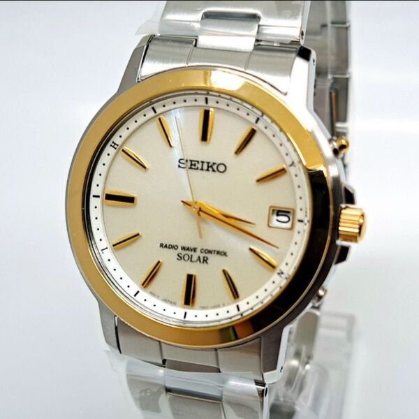 【新品】SEIKO SELECTION メンズ ソーラー電波 SBTM170
