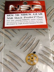NSR 1/32 slot car parts 6034 side Winder for gear 34T
