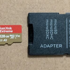 動作確認済みSanDisk extreme microSDXCカード 128GB 1点
