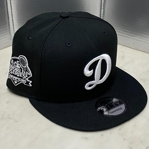 海外限定 9FIFTY ニューエラ Newera 2024ワールドシリーズ優勝記念 キャップ LA Dodgers ロサンゼルス ドジャース Dロゴ 正規品 (950-188)