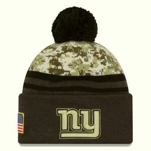 USA正規品 NEWERA ニューエラ NFL ニューヨーク NY ジャイアンツ Giants 迷彩 デジカモ ニット帽 ニットキャップ 内側フリース 星条旗