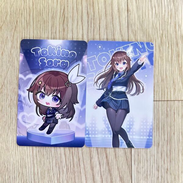 ホロライブ 韓国 V-SQUARE フォトカード 2枚セット ときのそら