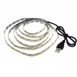 【新品】【新品】ウォームホワイト LEDテープ USB接続 200cm