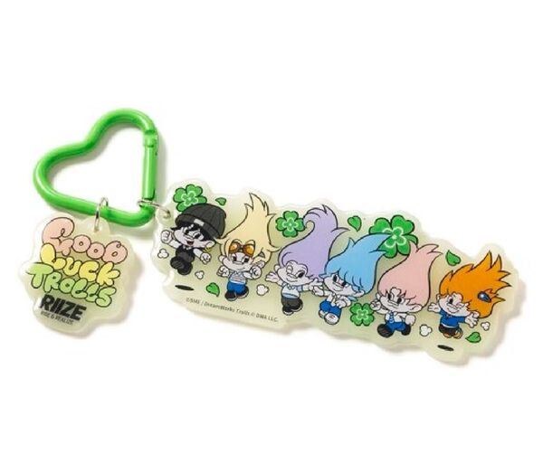 RIIZE Good Luck Trolls アクリルキーリング キーホルダー