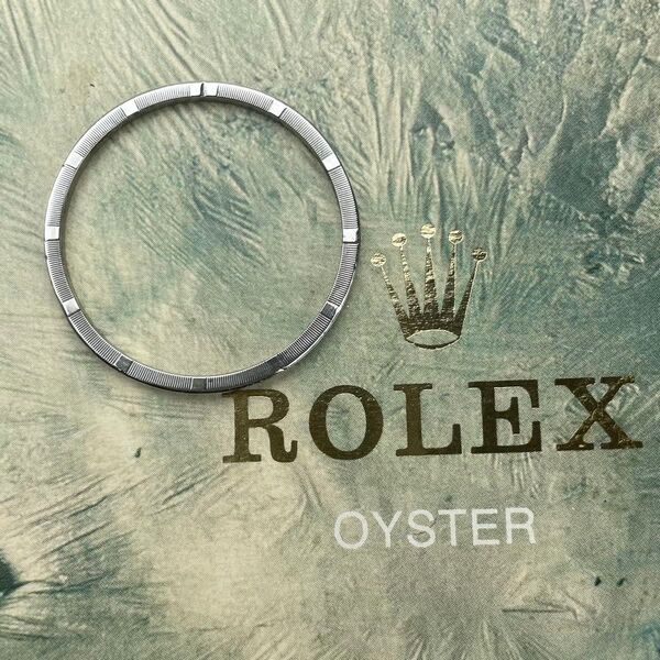 ビンテージ 正規純正品 ROLEX Ref.1501 エンジンターンドベゼル オリジナル SS 34m/m 用