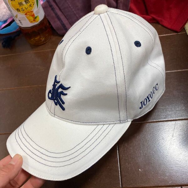 名門 城陽カントリークラブ キャップ 帽子 ホワイト GOLF ゴルフ 白 ホワイト系 BRIDGESTONE