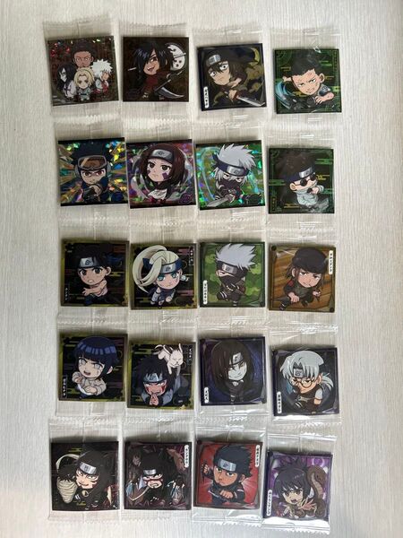 NARUTO ウエハースシール1、2 にふぉるめーしょん