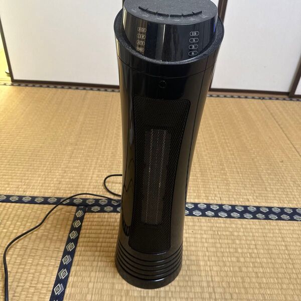 セラミックファンヒーターブラック