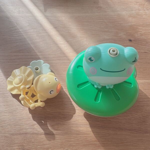 お風呂 おもちゃ 玩具 バス カエル 噴水 シャワー 子供 キッズ ベビー 遊び お風呂おもちゃ