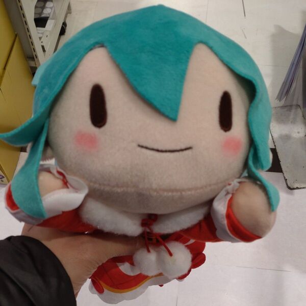 値下げ不可 ふわぷち 寝そべり M ぬいぐるみ 初音ミク クリスマス2024