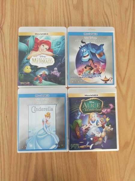早い者勝ち ディズニー DVD 純正ケース 付き 4点セット 国内正規品 未再生