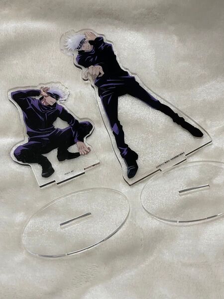 中古 呪術廻戦 五条悟 アクリルスタンド アクスタ TSUTAYA 2点セット