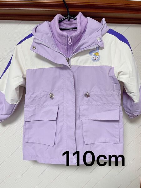 キッズ ジャケット コート 110cm 2way 女の子 ②