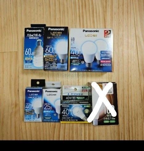 【未使用】電球 LEDなど パナソニック 東芝 Panasonic など