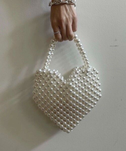 HEART LADY PEARL BAG