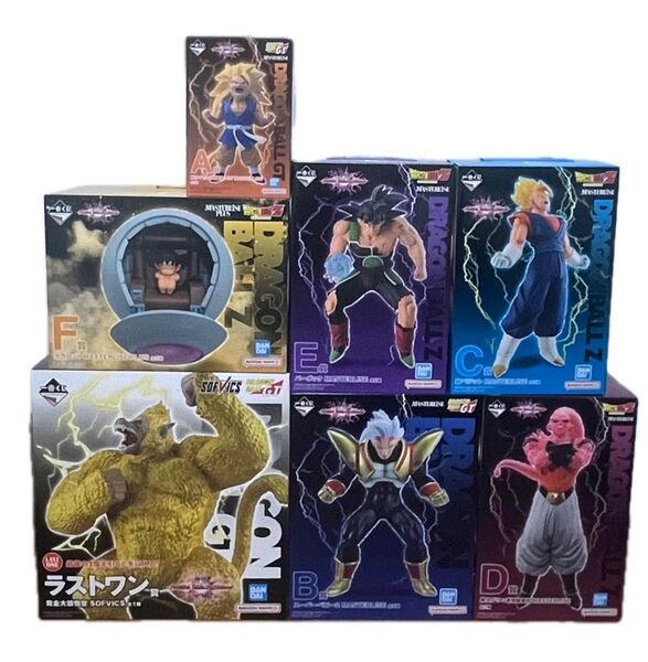 一番くじ ドラゴンボール VS オムニバスアルティメット ラストワン賞 A B C D E F賞 フィギュアフルコンプ 新品未開封