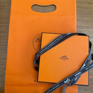 エルメス HERMES 空箱 ショッパー リボン付き