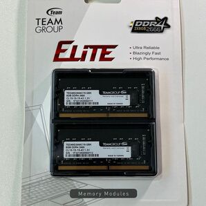 新品未開封 ELITE DDR4 SO-DIMM DDR4 2666 8GBx2枚セット