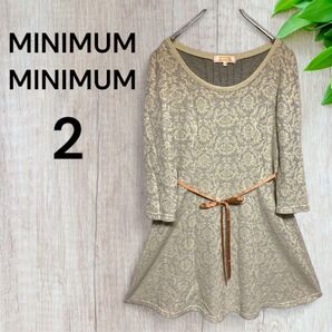 【MINIMUM MINIMUMミニマムミニマム】チュニックワンピース(2-M)