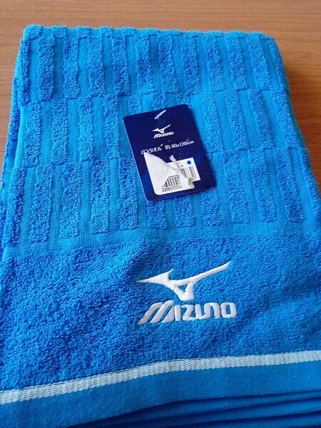 MIZUNO ミズノ ミズノバスタオル ブルー 新品未使用