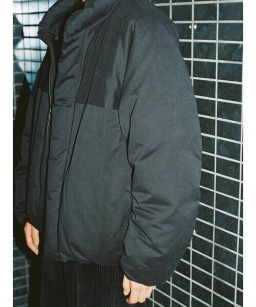 LIDNM C/N PEACH WASHER PUFFER 24AW