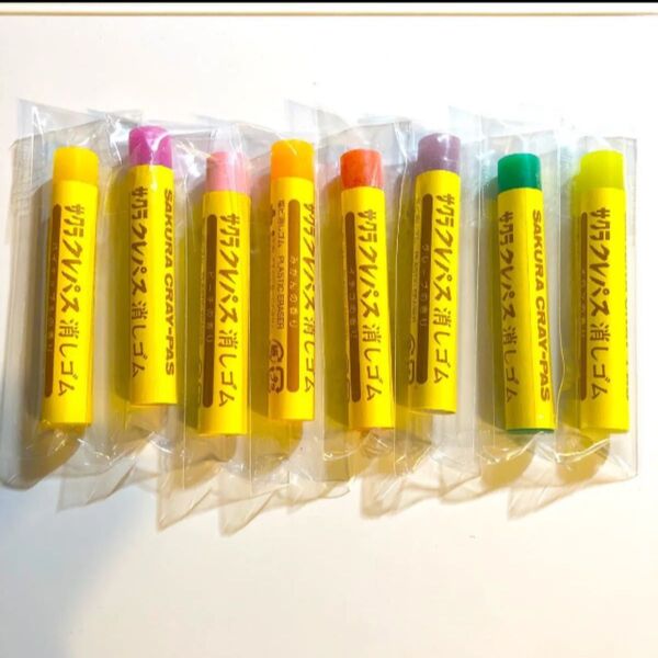 サクラクレパス 消しゴム 8色セット