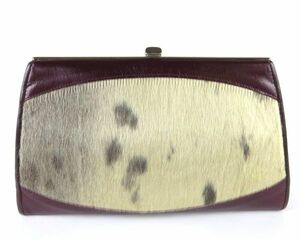 SEALSKIN( seal leather ) original leather clutch bag 846083J617-248I