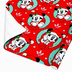 アメリカ 輸入 インポート ディズニー ミッキー ミニー クリスマス ラッピングペーパー 包装紙 キャラクター 雑貨 プレゼント