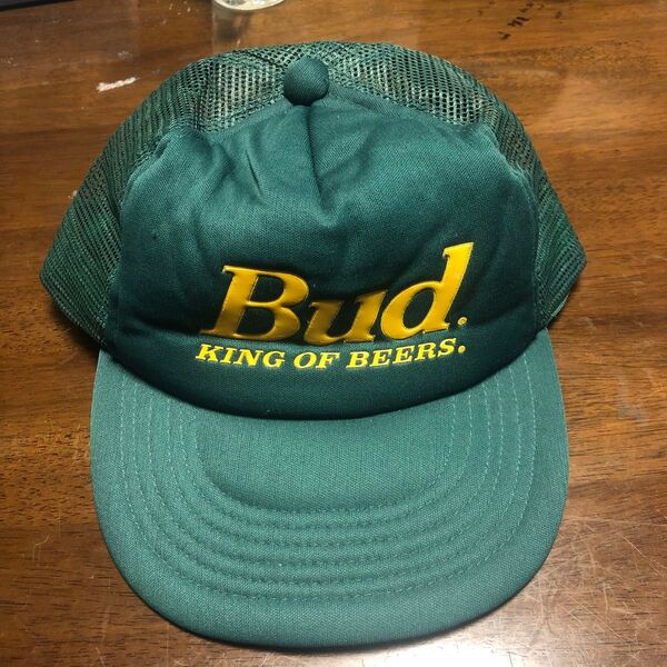 キャップ 帽子 メッシュ ビンテージ バドワイザー 90s ヴィンテージ 企業物 Budweiser 当時物