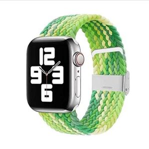 ☆コンパチブル apple watch バンド iwatch バンド ブレイデッドソロループ 編組バンド 長さ簡単調節 工具不要