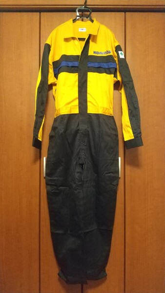 【未使用】KOMATSU コマツ 作業着 つなぎ 【3L】送料無料! フォークリフト 重機 F-1