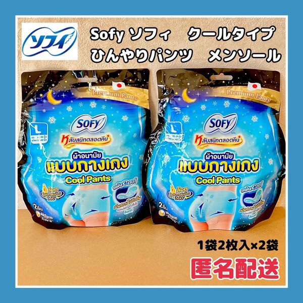 ソフィ Sofy Cooling Fresh パンツタイプ 2袋 生理用品 L size