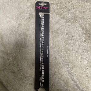 Pink Pewter ストレッチバンド シルバー ブラック