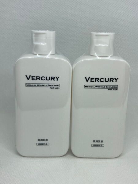 バーキュリー 薬用リンクルミルク 乳液 【100ml×2個セット】リンクルエマルジョン 医薬部外品 VERCURY メンズ