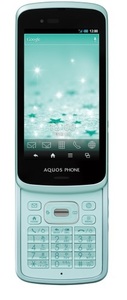 即決☆美品☆送料無料☆au AQUOS PHONE SL IS15SH SHI15 ミントブルー　