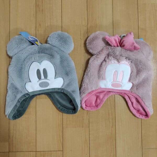 【新品】ミニーマウス ミッキー ミニーちゃん キッズ なりきり帽子