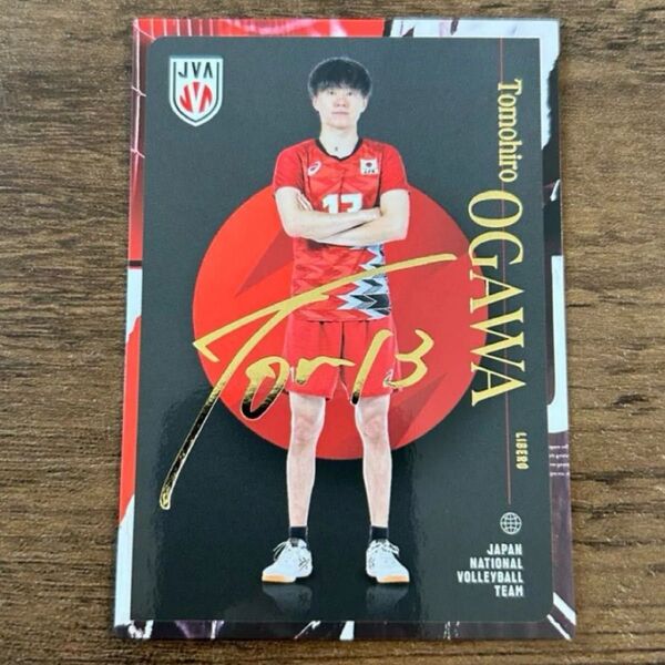 小川智大【箔サインa】2024 バレーボール 男子 日本代表 カード